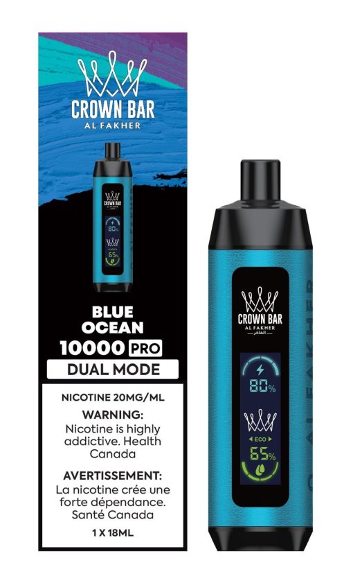 Blue Ocean PRO (Berry Blue) - AL FAKHER Crown Bar Einweg-Vape 10000