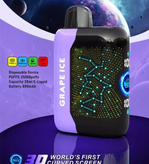 Großhandel Bang Starry 25K Puffs 3D Gebogenes Bildschirm Vape